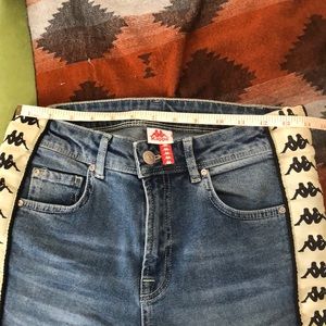 Kappa Flare & Snap leg jeans